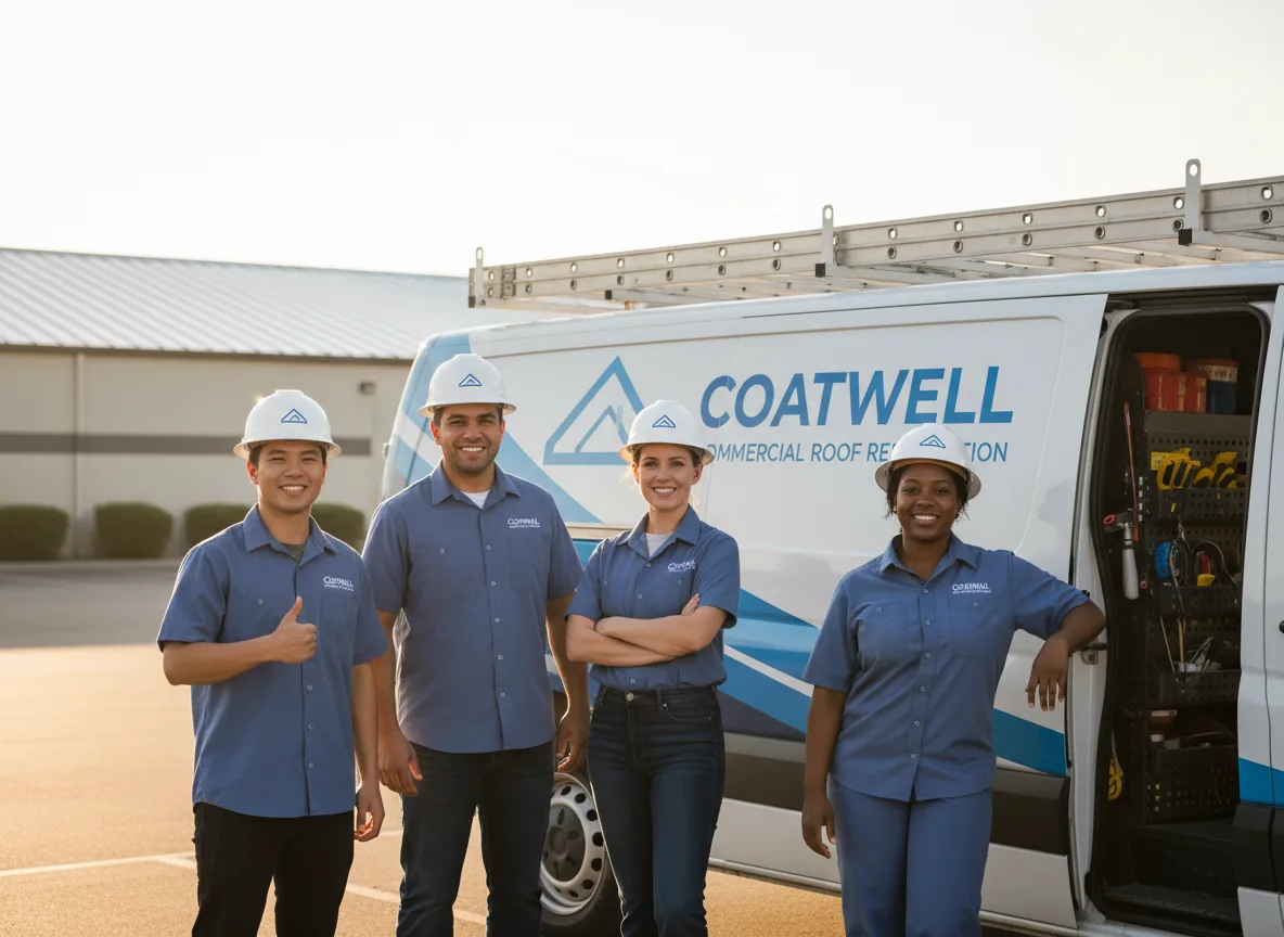 Commercial roof coating company in Sterling, MA